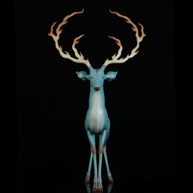 宇达青铜摆件 张有志作品《清者2》限量8版  艺术摆件  高95.8cm