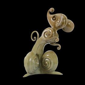 宇达青铜全铜鼠摆件《鼠咬天开》鼠年 家居 艺术装饰摆件  高26cm