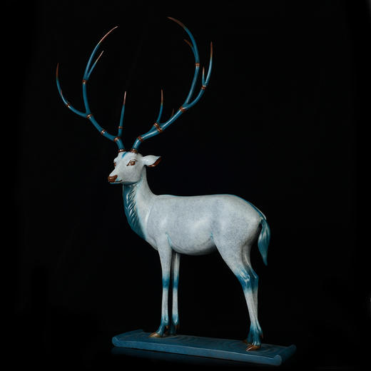 宇达青铜摆件 张有志作品《清者·若水》限量8件 艺术摆件   高113cm 商品图2