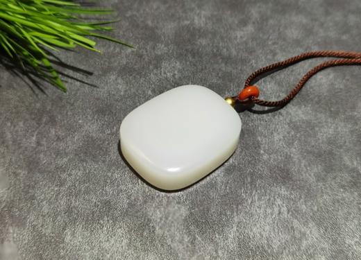 【御珠宫坊】羊脂白玉无事牌 商品图1