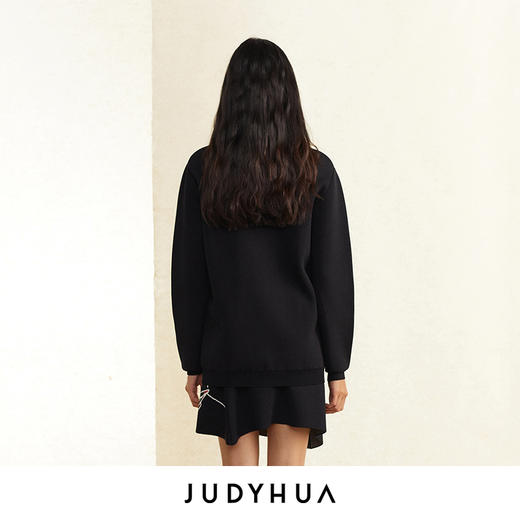 JUDYHUA 艺术感线条设计针织上衣 商品图3