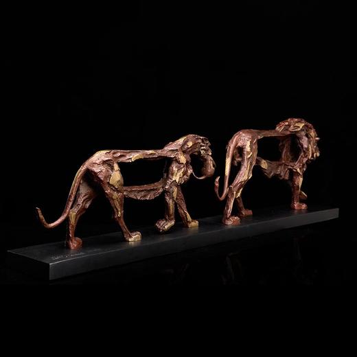 宇达青铜文化 限量名家名作青铜雕塑艺术品《一家子》 作者：黎明   长94cm 商品图2