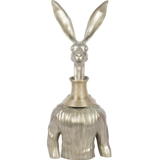 宇达青铜摆件 毛锎作品 《高等动物之兔子先生》 限量12件 艺术摆件  高54cm 商品图4