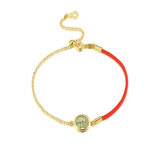 福寿财安红绳手链（福） 商品图0