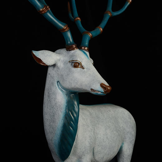 宇达青铜摆件 张有志作品《清者·若水》限量8件 艺术摆件   高113cm 商品图4