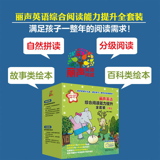 丽声英语综合阅读能力提升全套装 一级/二级/三级 上下  3-15岁 商品图2