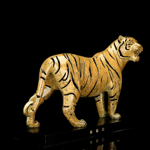 宇达青铜全铜虎摆件 《福临门》十二生肖 创意装饰