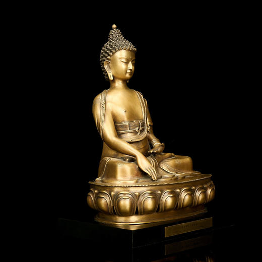 宇达青铜全铜摆件《佛祖释迦牟尼铜像》仿复制国礼 家居 装饰礼品 商品图2