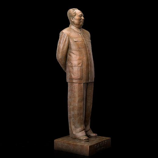 宇达青铜摆件 曹春生作品《伟人毛泽东》限量99件艺术装饰摆件 商品图3