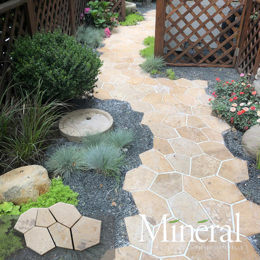 罗曼米黄乱形粘网碎拼 商品图0