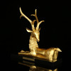 宇达青铜全铜摆件《卧鹿》仿复制国礼 贴金 家居装饰 工艺品摆件 商品缩略图3