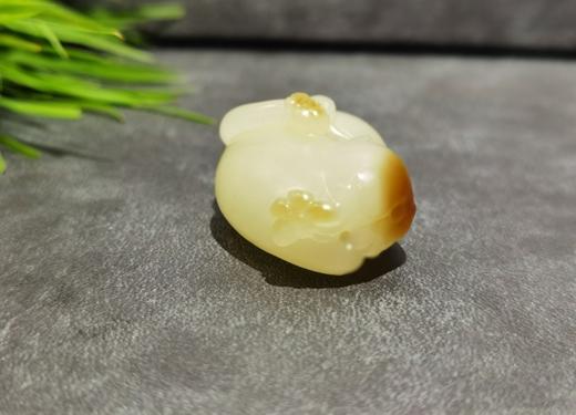 【御珠宫坊】糖白玉猫挂件 商品图1