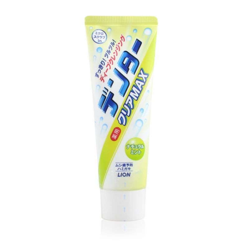 LION狮王 粒子洁净美白牙膏 水果薄荷味 黃色 140G 日本