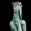 宇达青铜文化 限量12版  名家雕塑艺术品 《高等动物之叶冠女子》 作者：毛锎  高50cm 商品缩略图4