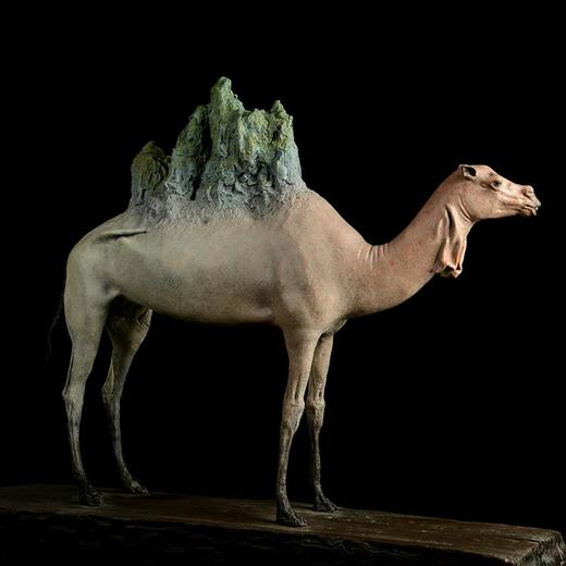 宇达青铜全铜摆件  马明阳作品《韧》限量8版  家居装饰摆件  高50cm 商品图3