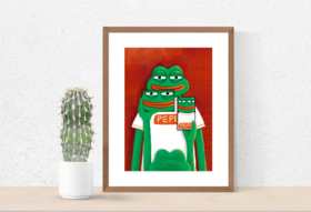 PEPE版画 证件照