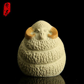 宇达创意礼品 仿复制国礼羊年家居装饰品《暖羊羊》铜像摆件