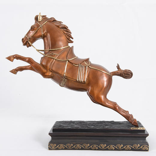 宇达创意艺术品十二生肖吉祥开业礼品昭陵六骏马铜像摆件 35cm 商品图1