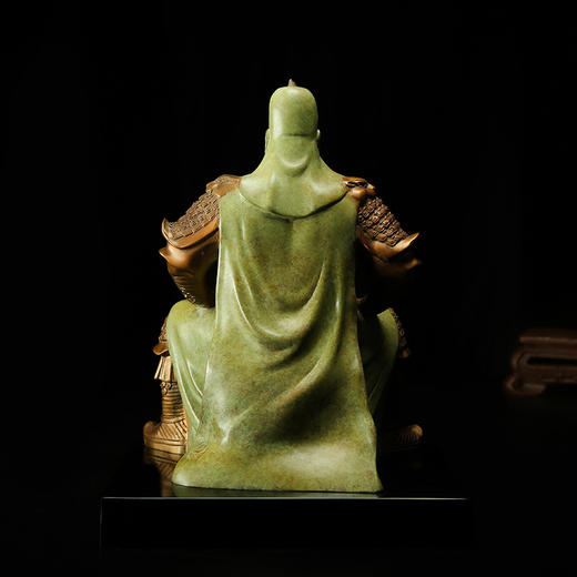 宇达青铜全铜摆件《文武神圣》铜工艺品 创意 关公 家居装饰摆件 商品图3