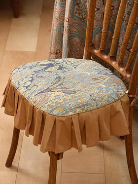 佩斯利椅垫欧式椅垫美式座椅垫冬季保暖加厚