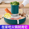 多功能旋转沥水篮家用厨房火锅拼盘多格水果盘洗蔬菜篮 商品缩略图2