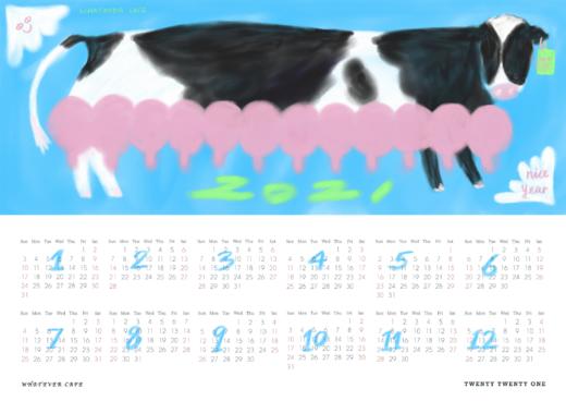 whatever『2021年奶牛日历』 商品图1