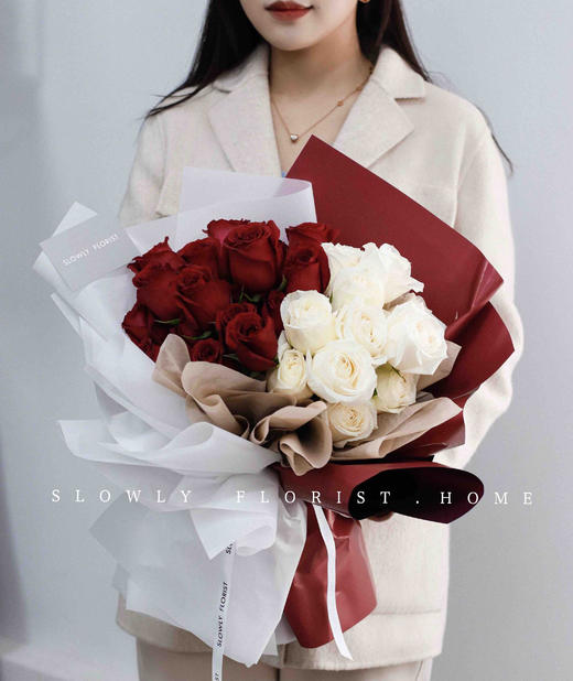 红白格调（33朵） 商品图1