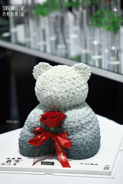 D129（请提前1天预订）灰色永生花熊 商品图1