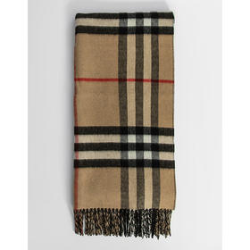 BURBERRY 巴宝莉 女士双面两用格纹羊绒围巾 格子 8035910 A1189