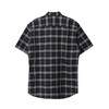 BURBERRY 巴宝莉 男士短袖小格纹弹力棉衬衫 蓝色小格子 8020964 A1960 商品缩略图1