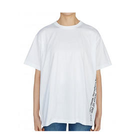 【一】BURBERRY 巴宝莉 女士地址印花圆领短袖T恤 白色 8037292 A1464