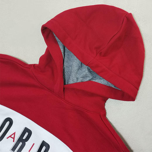 乔丹配饰童装春男女儿童连帽套头线圈运动卫衣JD2112074 商品图3