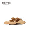 西村名物2021春季新款懒人包头拖女外穿百搭网红穆勒凉拖X21AH11101 商品缩略图3