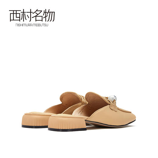 西村名物2021春季新款懒人包头拖女外穿百搭网红穆勒凉拖X21AH11101 商品图3