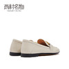 西村名物2021春季新款通勤气质知性马街扣舒适平跟女单鞋13311 商品缩略图4
