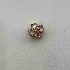 芙丽芙丽/Folli Follie  四叶草爱心玫瑰金项链