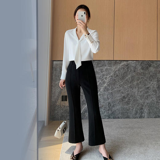 裁缝学苑AG127显瘦女装阔腿裤纸样女裤休闲裤子版型打版裁剪样板 商品图2