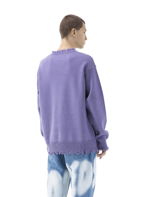 RANDOMEVENT(RDET) 21SS3462PUR 标签轻柔简约毛线衫 商品图1