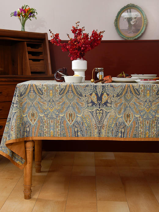 哥特秘境桌布欧式茶几桌布方形圆形台布 商品图0