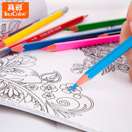 真彩水溶性彩色铅笔文具绘画美术工具 商品图2