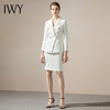 IWY/通勤白色商务西服套裙女职业装套装修身双排扣时尚气质名媛英伦风CS1150 商品缩略图1