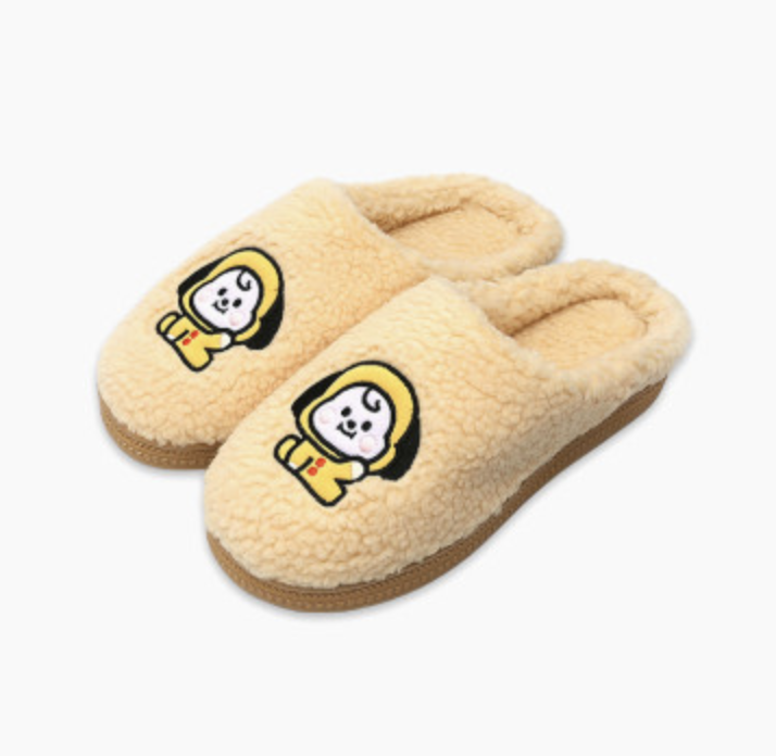 韩国 可爱 Line Friends BT21 CHIMMY BABY小册子拖鞋JPY带授权招加盟代理