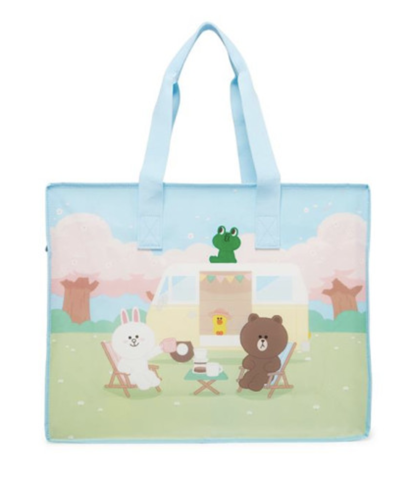 韩国 可爱 Line Friends 布朗&朋友野餐包JPY带授权招加盟代理