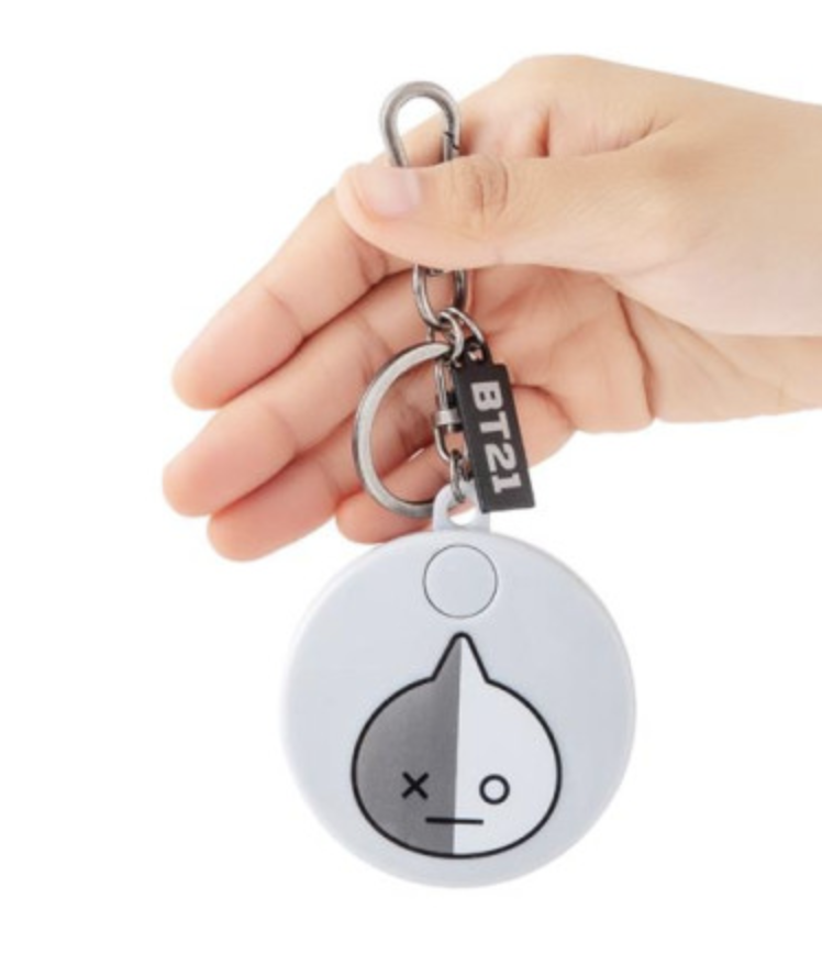 韩国 可爱 Line Friends BT21 VAN LED投影钥匙扣JPY带授权招加盟代理