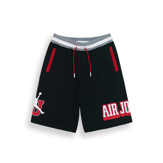 乔丹童衣童装春男童毛圈针织运动短款五分裤子JD2112009 商品图0