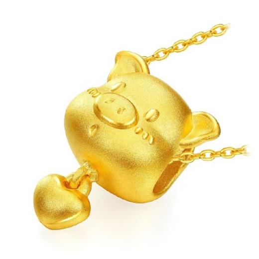 周大福GOLD PENDANT/CHARM-12 ZODIAC SIGNS YEAR OF THE PIG (18JPY带授权招加盟代理 商品图2