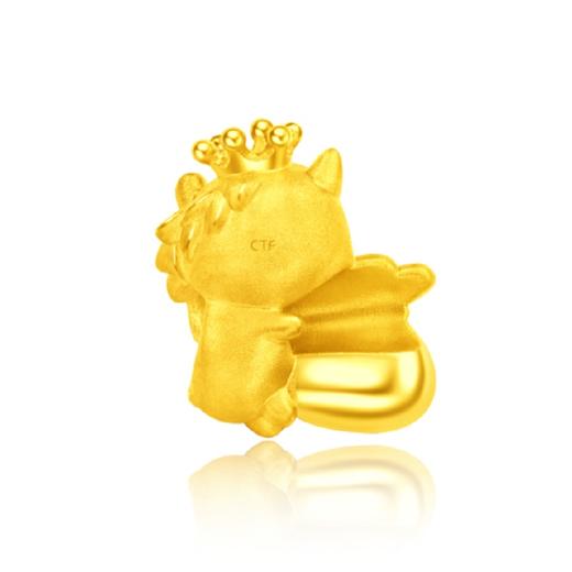 周大福 24K GOLD PENDANT/CHARM - LUCKY BAG 1JPY带授权招加盟代理 商品图1