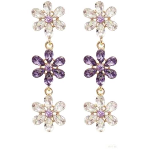 韩国Wingbling爱豆同款花朵时尚长款耳环4种颜色选1Olive YoungJPY带授权招加盟代理 商品图4