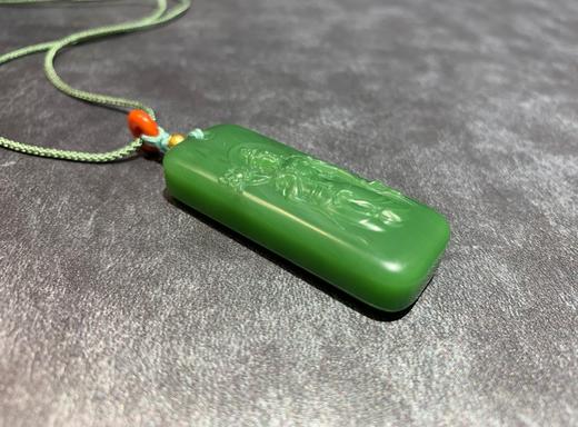 【御珠宫坊】碧玉观音牌 商品图3