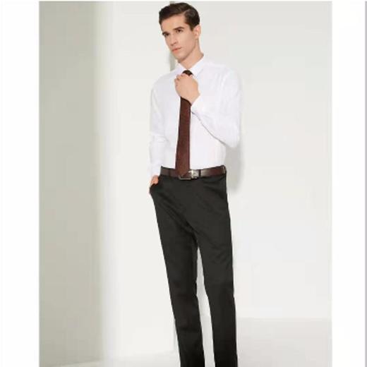 南4雅戈尔白色细斜纹免熨衬衫 商品图1